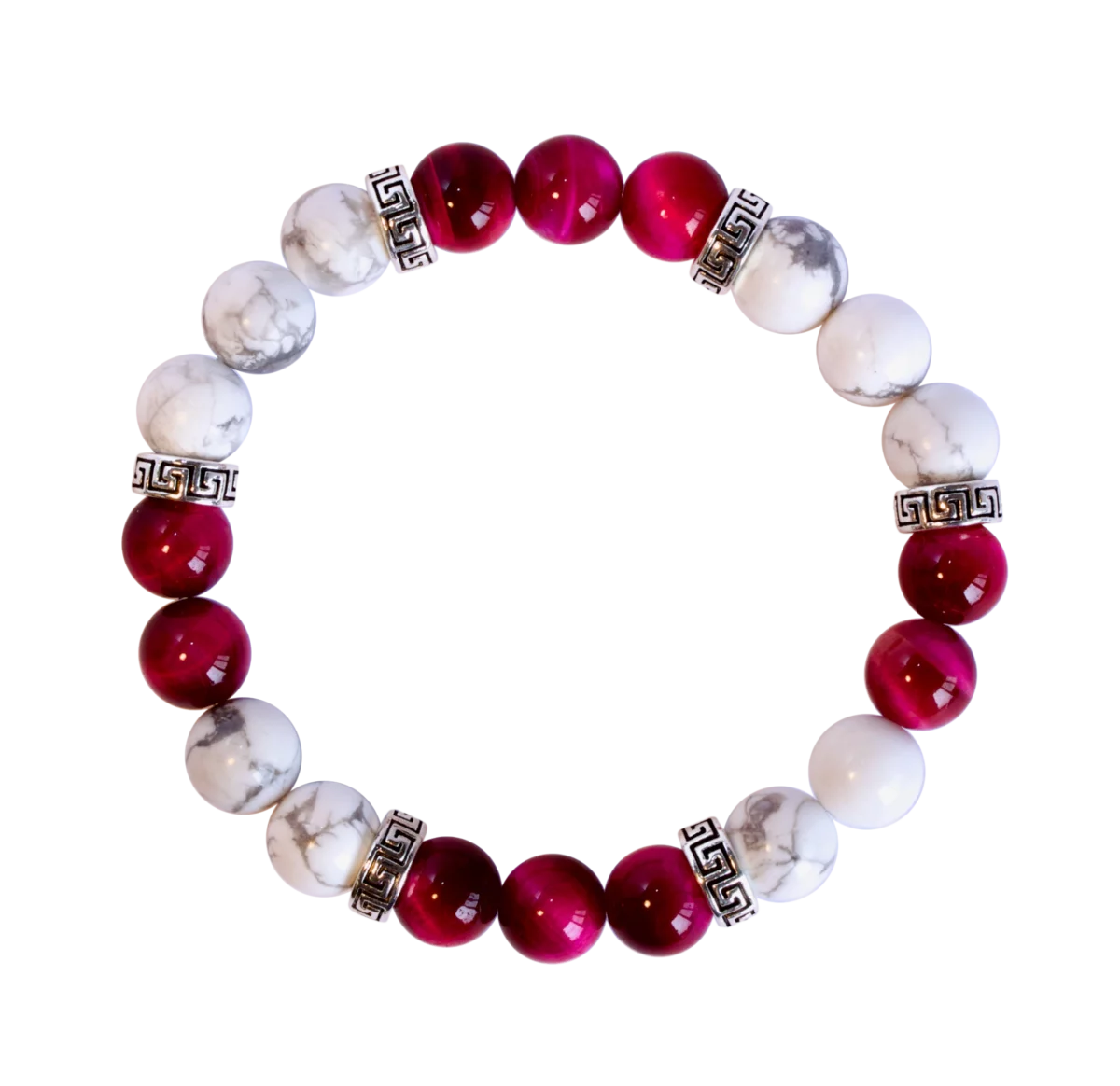 Bracelet Gamme Élégance, Ligne Alliage en perles de 8 mm.